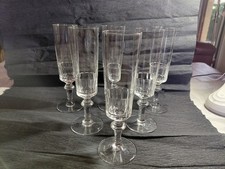 6 Coupes A Champagne Cristal