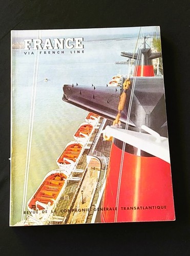 Revue france via french line - "france,