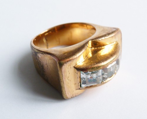 Grosse bague chevalière ring - bague,