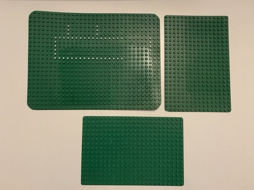 Pièces lego plaque vertes - pièces,