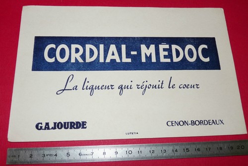 Buvard cordial medoc liqueur - ,