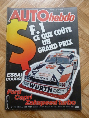 Revue auto hebdo - revue, sport