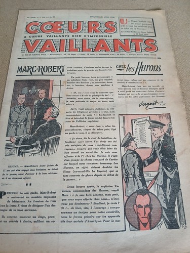 Magazine cœurs vaillants - magazine,