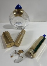 Parfum Boucheron Jaipur Lot Vaporisateur De Sac Etui En Métal Doré Flacon Déco