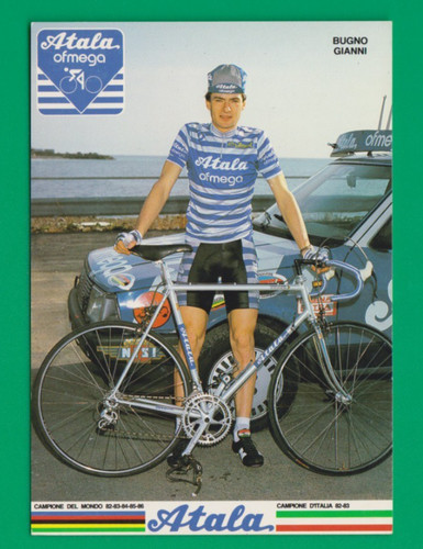 Cyclisme carte cycliste gianni - carte,