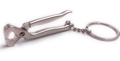 Porte clés métal - métal, argent
