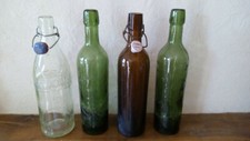Bière 4x VIEILLE BOUTEILLE (VIDE) KOK Vezelise LA GAULOISE Brasserie BAR LE DUC 