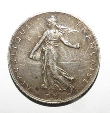 France / 2 Francs Semeuse uniface argent – Pièce d’essai ou travail particulier