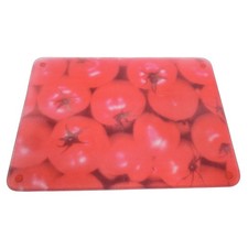 PLANCHE A DECOUPER EN VERRE 40X30CM DECOR TOMATES