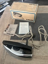 fer à repasser Calor, gris et noir, fonctionne encore, vendu avec la boîte