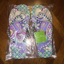 NWT Vera Bradley Flip Flops In