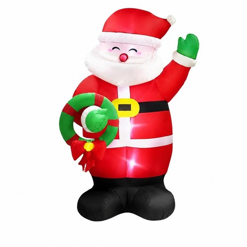 Père noël gonflable avec - père,