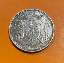 5 Francs Napoléon III 1867 TTB SUP  - II République , 1848-1852 II