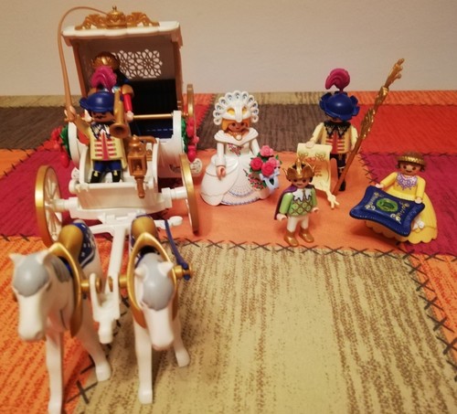 Carrosse des mariés playmobil - carrosse,