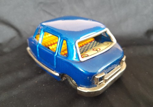 Voiture bleu métal - métal, mini