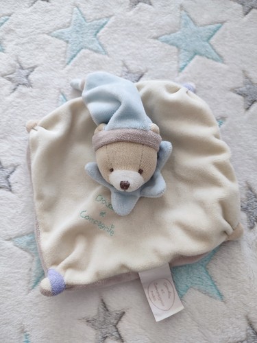 Doudou compagnie plat ours - et,