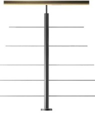 poteau pour garde corps en