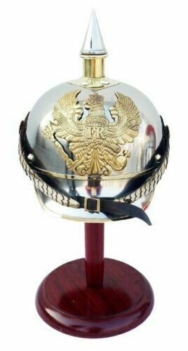 Casque pickelhaube cuir - casque, en