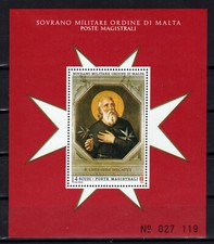 MALTE SMOM Ordre de Malte 1993 Sass. Bl. 39 MNH **