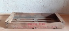 Cagette, caissette caisse bois fromages Bresse Bleu Servas Ain vintage 1960-1970