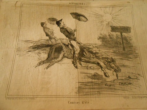Caricature 1858 courses - -,