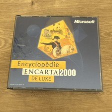 Encyclopédie Microsoft Encarta Édition De Luxe 2000 - PC - FR - Avec Notice
