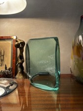 Porte-photo en verre signé Fontana Arte – design moderniste