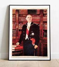 Poster retro - Charles De Gaulle (REPRODUCTION)