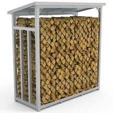 Range bûches Métal Toit