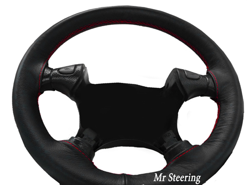 Noir housse volant cuir - volant,