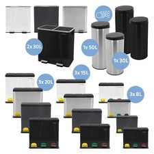 Poubelle tri sélectif 2 bac