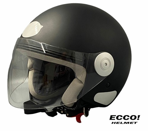 Casque jet ecco screen noir - ,