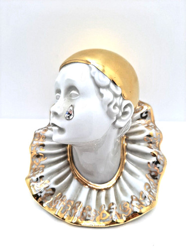 Figurine porcelaine pierrot - figurine,