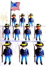 Playmobil 10 soldats nordistes