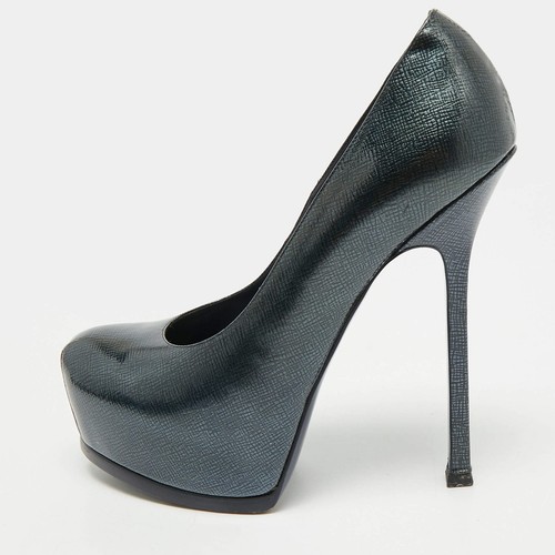 Escarpins plateforme cuir - en,