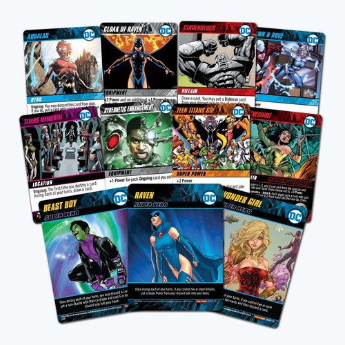 Deck building game teen - dc,