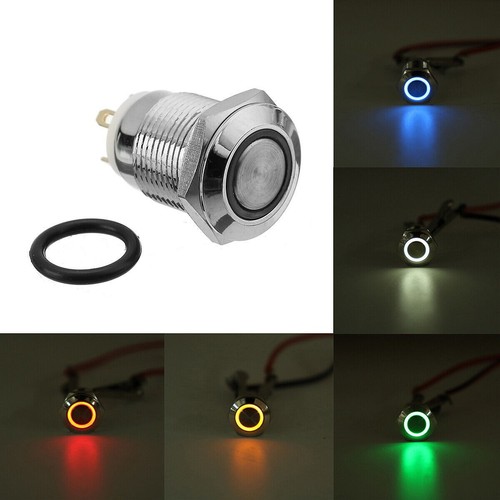 12v 12mm anneau - , bouton