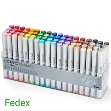 Copic Sketch Marker 72 Color BASIC Set Marqueurs d'artiste du JAPON TOUT...