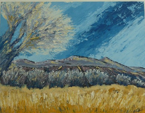 Tableau paysage provence - tableau,