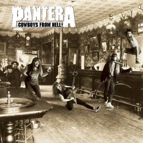 2xlp pantera cowboys - cowboys, hell