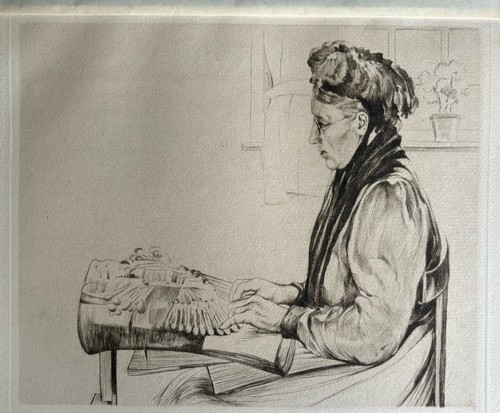 Emile lequeux gravure eau - lequeux,