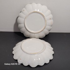 Paire D'assiettes Ancienne 18ème Style Nevers Ou Asie