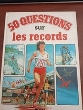 LIVRE VINTAGE "50 questions sur les records"