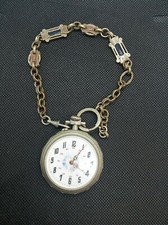 Montre a gousset Remontage Manuel ancien en metal argente Ref S932