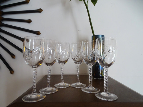 Verres vin blanc cristal - verres,