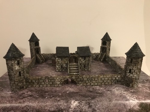 Diorama chateau pierre - chateau,