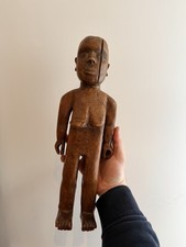 Statue En Bois Art Primitif
