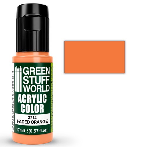 Peinture maquette faded orange - peinture,
