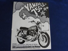 publicité moto yamaha 750 TX