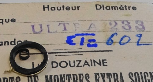 Ressort barillet montre - montre, ultra